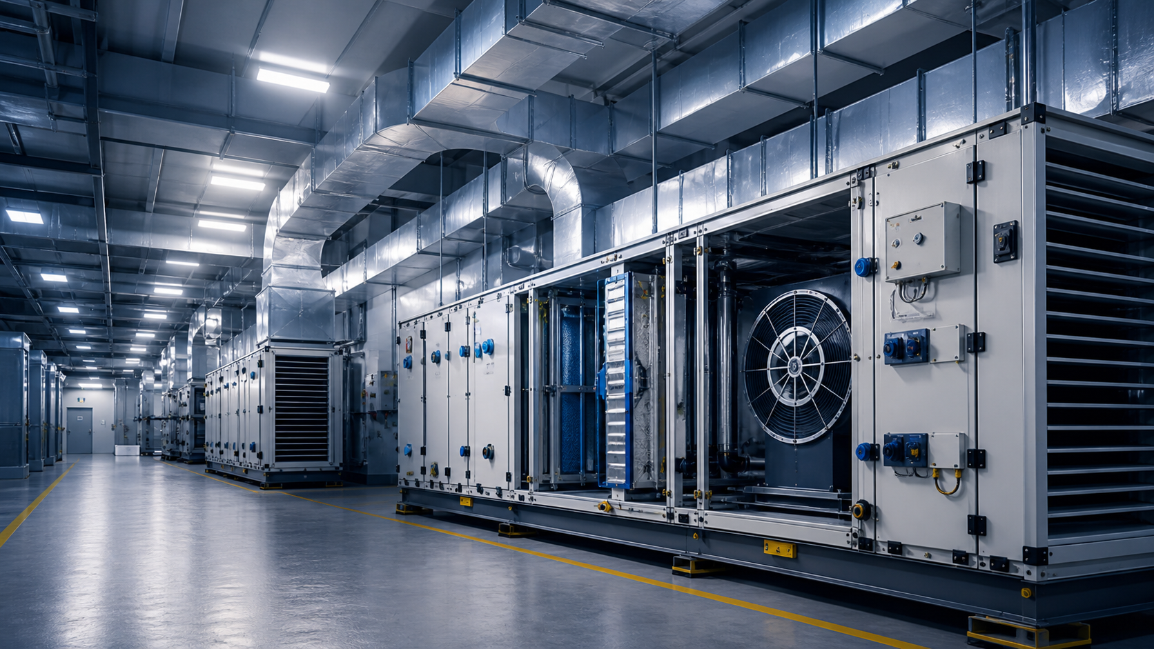 Healthcare HVAC installation