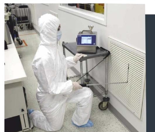 Particle Count Testing reference from the Climate Grip company brochure