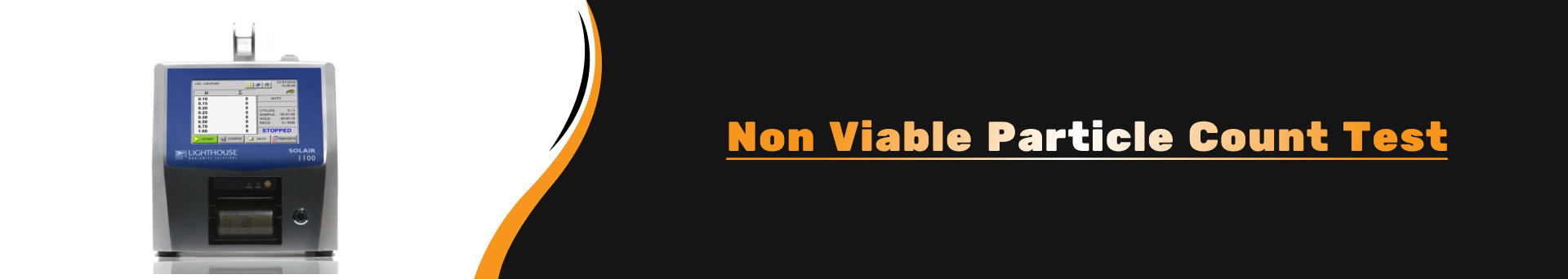 Non-Viable Particle Count Test