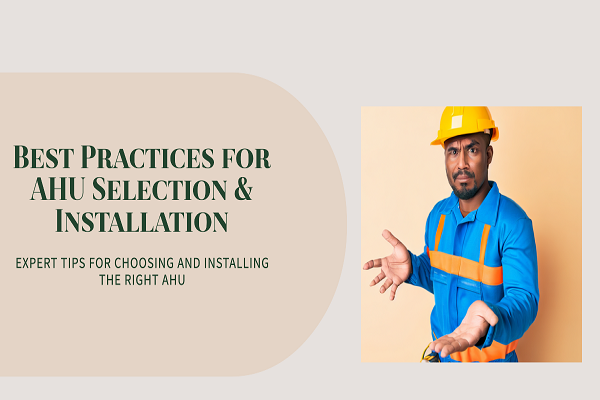 Best Practices for AHU Selection & Installation