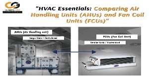 HVAC Essentials: Comparing Air Handling Units (AHUs) and Fan Coil Units (FCUs)